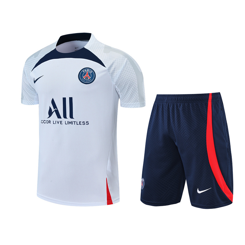 AAA Quality PSG 22/23 White/Navy Blue Training Kit Jerseys